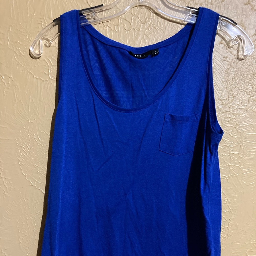 Blue tank top